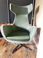 2 maal Oorfauteuil merk Lensen, Ophalen, 75 tot 100 cm, Stof, 50 tot 75 cm