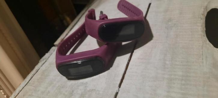 Silliconen hartslag/sportbandje, 2 stuks., Sieraden, Tassen en Uiterlijk, Sporthorloges, Zo goed als nieuw, Android, Zwart, Hartslag