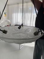 grote glazen art deco schaallamp, Ophalen