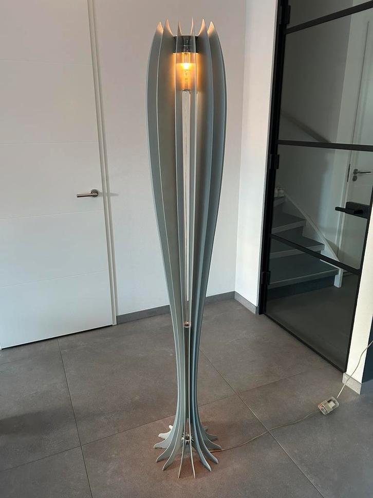 Foscarini Rha terra space age design retro metalen lamp, Huis en Inrichting, Lampen | Vloerlampen, Zo goed als nieuw, Ophalen