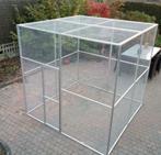 Aluminium voliere met gaasmaat 1.6 x 1.6, Ophalen, Aluminium, Volière