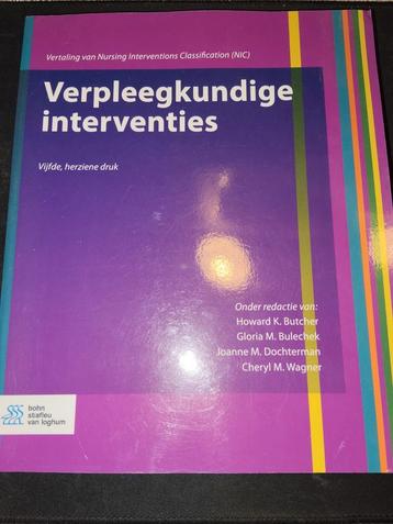 Verpleegkundige interventies beschikbaar voor biedingen