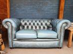 Chesterfield bank, Ophalen, Gebruikt, 150 tot 200 cm, Tweepersoons