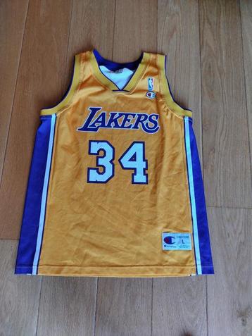 Origineel Nike NBA Lakers shirt O'Neal maat L beschikbaar voor biedingen