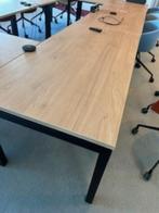 HPL Egger Kendal eiken tafel afm. 160x80, 50 tot 100 cm, 150 tot 200 cm, Rechthoekig, Zo goed als nieuw
