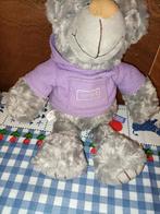 Lucardi Juwelier beer knuffel met paarse hoodie 34 cm groot, Ophalen of Verzenden, Beer