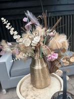 Vaas met zijdebloemen, Ophalen of Verzenden, Gebruikt, Buiten