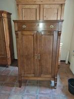 Strakke Antieke Eiken Meiden Kast, Antiek en Kunst, Ophalen