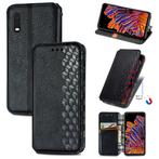 Luxe PU Lederen Wallet Case Set voor Galaxy Xcover Pro Zwart, Verzenden, Nieuw, Overige modellen, Hoesje of Tasje