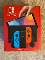 NIEUWE NINTENDO Switch OLED ZWART ONGEBRUIKT, Ophalen of Verzenden, Nieuw, Met 2 controllers, Switch OLED