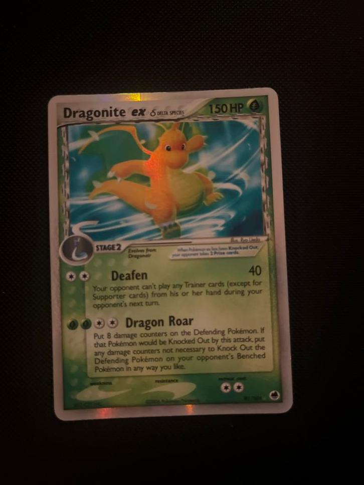 (2) Dragonite Ex - Dragon Frontiers - #91, Hobby en Vrije tijd, Verzamelkaartspellen | Pokémon, Gebruikt, Ophalen of Verzenden