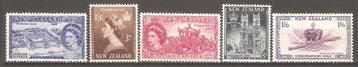 New Zealand PF SG 714-718 Omnibus 1953 beschikbaar voor biedingen