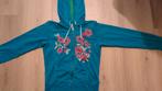 Mooi groenblauw vest voor 12 jarigen, Kinderen en Baby's, Kinderkleding | Maat 152, Ophalen of Verzenden, Zo goed als nieuw, Meisje