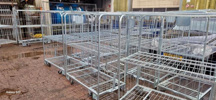 Rolcontainer, Magazijnkar, mooi formaat, Doe-het-zelf en Verbouw, Transportwagens, Zo goed als nieuw, Transportkar, 100 liter of meer