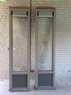 2x Kozijn dubbel glas., Doe-het-zelf en Verbouw, Deuren en Horren, Ophalen, 80 tot 100 cm, Binnendeur, 200 tot 215 cm