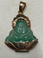 Geel gouden hanger boedha JADE goud, Sieraden, Tassen en Uiterlijk, Verzenden, Goud, Hanger