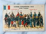 Wo1: ak Frans leger uniformen guerre 1914, Ophalen of Verzenden, Landmacht, Nederland, Foto of Poster