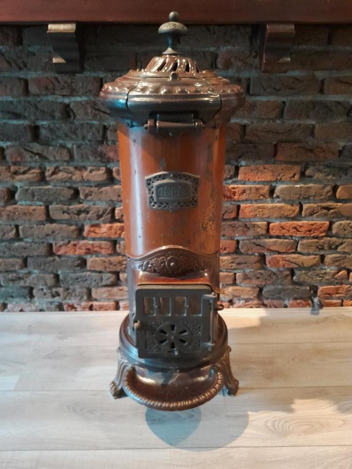 potkachel van continental, Huis en Inrichting, Kachels, Zo goed als nieuw, Houtkachel, Hout, Ophalen