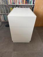 Bureau ladeblok wit 3 lades, Huis en Inrichting, Kasten | Ladekasten, Ophalen, Minder dan 50 cm, Gebruikt, 3 of 4 laden