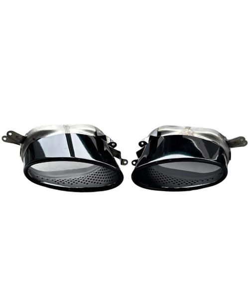 Audi RS Style Uitlaat Sierstukken Tips Set Audi A6 RS6 RS7, Auto diversen, Tuning en Styling, Ophalen of Verzenden