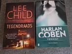 2 boeken Harlan Coben en Lee Child, Boeken, Detectives, Gelezen, Ophalen of Verzenden