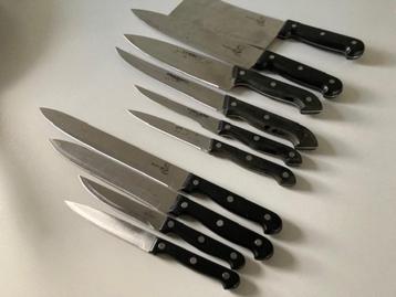 10 keukenmessen diverse maten en merken  beschikbaar voor biedingen