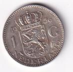 1 Gulden 1956 met Patina en randtikje, 1 gulden, Koningin Juliana, Verzenden, Zilver