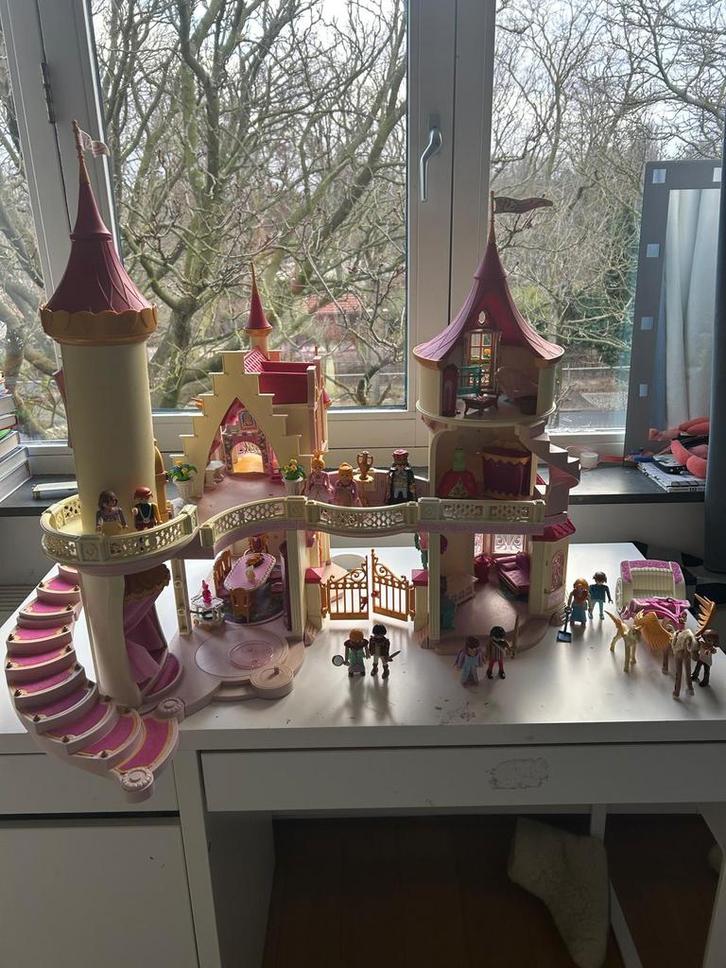 Playmobil prinsessenkasteel, Kinderen en Baby's, Speelgoed | Playmobil, Gebruikt, Complete set, Ophalen