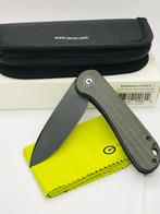CIVIVI Elementum C907Z Flipper Knife Micarta Handle (2.96" D, Caravans en Kamperen, Kampeergereedschap, Ophalen of Verzenden, Nieuw