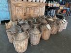 22 Zeer fraaie Mandflessen/Dame-Jeanne/Demijohn, Antiek en Kunst, Ophalen
