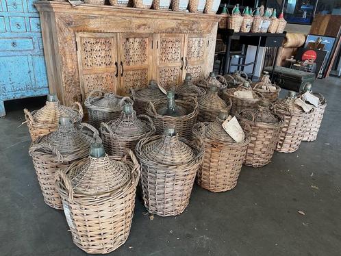 22 Zeer fraaie Mandflessen/Dame-Jeanne/Demijohn, Antiek en Kunst, Antiek | Woonaccessoires, Ophalen
