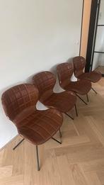 Zuiver OMG kunstleren stoelen (4 stuks), Huis en Inrichting, Fauteuils, Ophalen, Zo goed als nieuw, Leer, 50 tot 75 cm