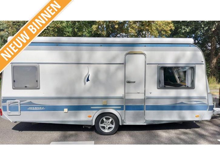 Fendt 510 TF met cassetteluifel/voortent/mover enz, Caravans en Kamperen, Caravans, Bedrijf, tot en met 4, 1000 - 1250 kg, Rondzit