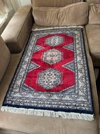 Mooi Perzisch tapijt - Handgeknoopt, Gebruikt, 100 tot 150 cm, Rechthoekig, Rood