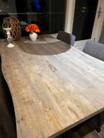 Mooie Eettafel met licht gebogen randen - 160 x 90, Ophalen, Gebruikt, 100 tot 150 cm, 150 tot 200 cm