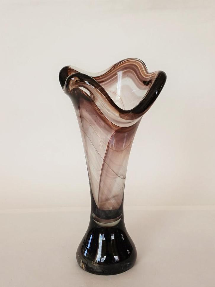 Mondgeblazen Vaas Murano, Antiek en Kunst, Antiek | Glas en Kristal, Ophalen of Verzenden