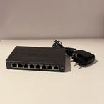 Netgear ProSafe GS108Ev3 – 8‑poort managed Gigabit switch, Computers en Software, Netwerk switches, Ophalen of Verzenden, Gebruikt