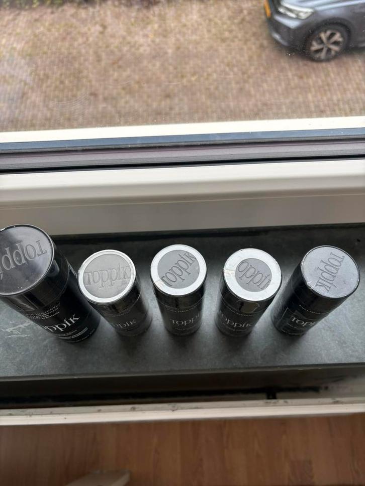 Toppik Hair Building Fibers – Zwart (Origineel Product, Sieraden, Tassen en Uiterlijk, Uiterlijk | Haarverzorging, Zo goed als nieuw