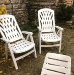 2 Grofilex Kunststof Stoelen - Verstelbaar & Duurzaam, Tuin en Terras, Ophalen, Zo goed als nieuw, Kunststof, Verstelbaar