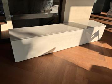 Hoogglans wit TV meubel - Hangend - 180x37x35cm - zgan
