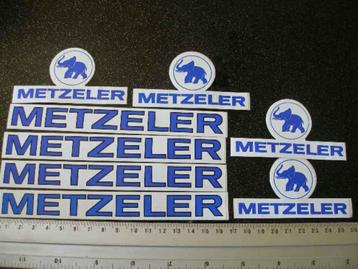 8x sticker metzeler banden autobanden logo olifant beschikbaar voor biedingen