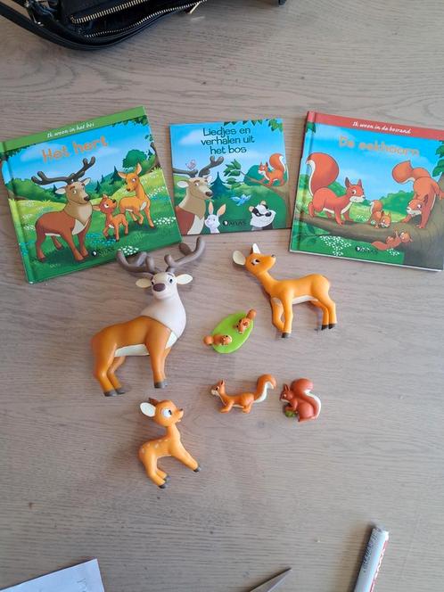 Ik woon in het bos+ aan de bosrand set van 2 boekjes met cd, Boeken, Kinderboeken | Kleuters, Nieuw, Jongen of Meisje, Ophalen of Verzenden