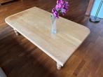 Eiken salontafel, Ophalen, 100 tot 150 cm, 50 tot 100 cm, Zo goed als nieuw