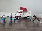 Schleich set, dierenarts met veulen, Ophalen of Verzenden, Gebruikt