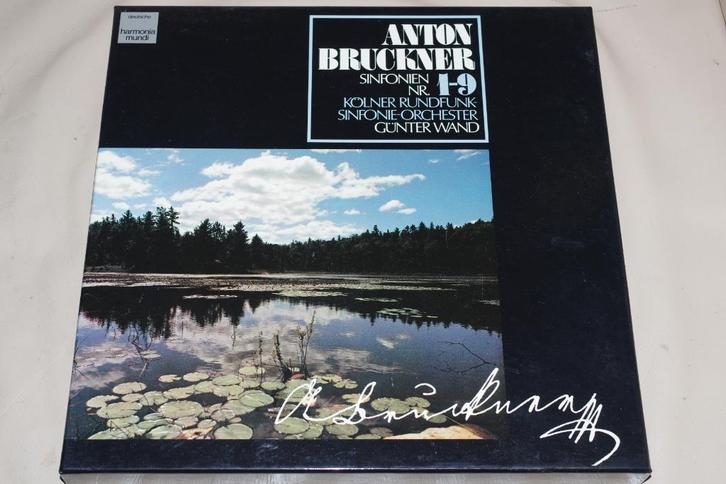 Bruckner Complete symfonieën Günter Wand 11 LP's, Cd's en Dvd's, Vinyl | Klassiek, Zo goed als nieuw, Romantiek, Orkest of Ballet