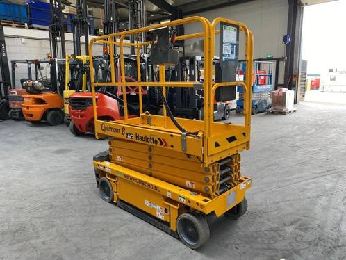 Haulotte Optimum 8 Elektrische Schaarhoogwerker 7.8 meter we, Zakelijke goederen, Machines en Bouw | Liften, Steigers en Ladders