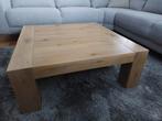 Eikenhouten salontafel van Pronto, Ophalen, 50 tot 100 cm, Vierkant, 50 tot 100 cm