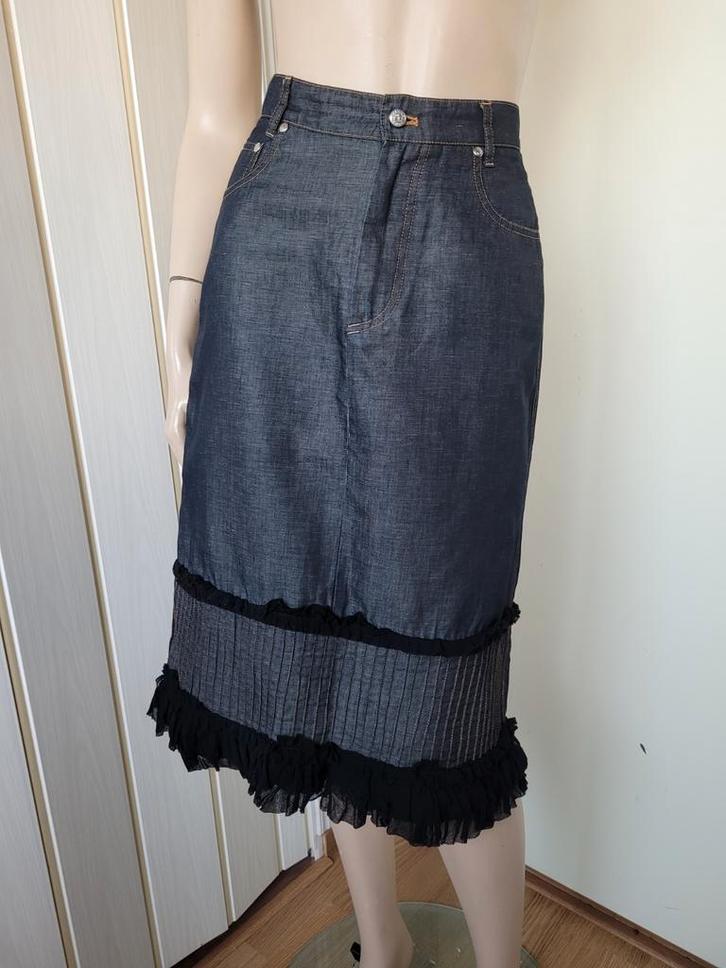 Kenzo rok maat 36, Kleding | Dames, Rokken, Zo goed als nieuw, Maat 36 (S), Blauw, Onder de knie, Ophalen of Verzenden