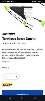 ARTENGO Tennisnet Speed 3 meter, Sport en Fitness, Tennis, Gebruikt, L00, Racket, Ophalen