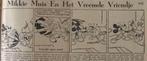 zoek krant mickey mikkie muis en het vreemde vriendje 1948, Boeken, Tijdschriften en Kranten, Ophalen of Verzenden, Gelezen, Krant